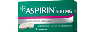 Aspirin® 500 mg Kautabletten, 10 Stk.